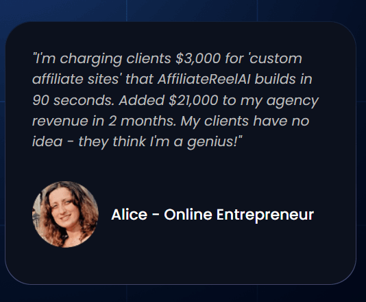 AffililiateReelAi Testimonials